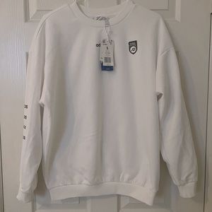 Women’s Adidas White/Black Sweatshirt S